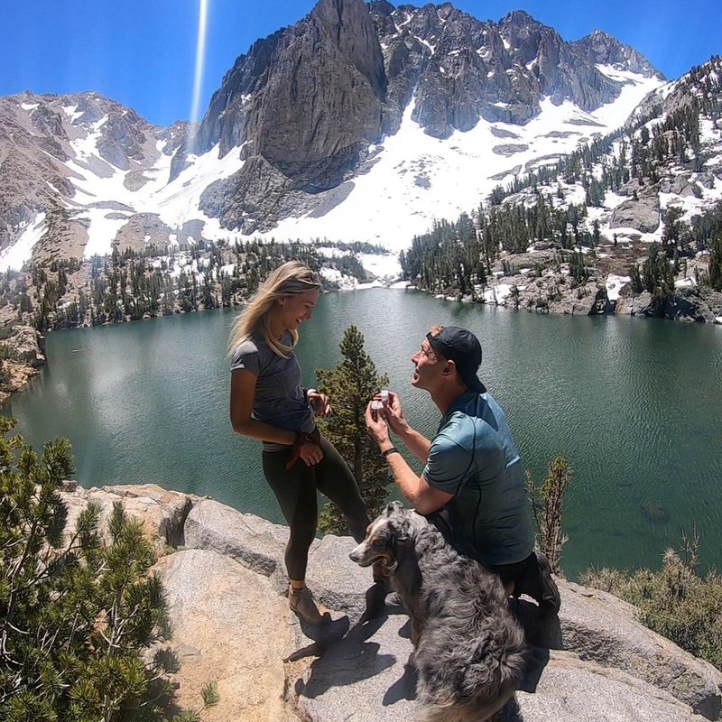 Rick & Jenna Proposal in the Rocky Mountain Park