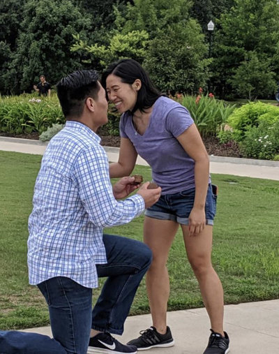 Jonas & Tiffany's Proposal at the McGovern Centennial Gardens