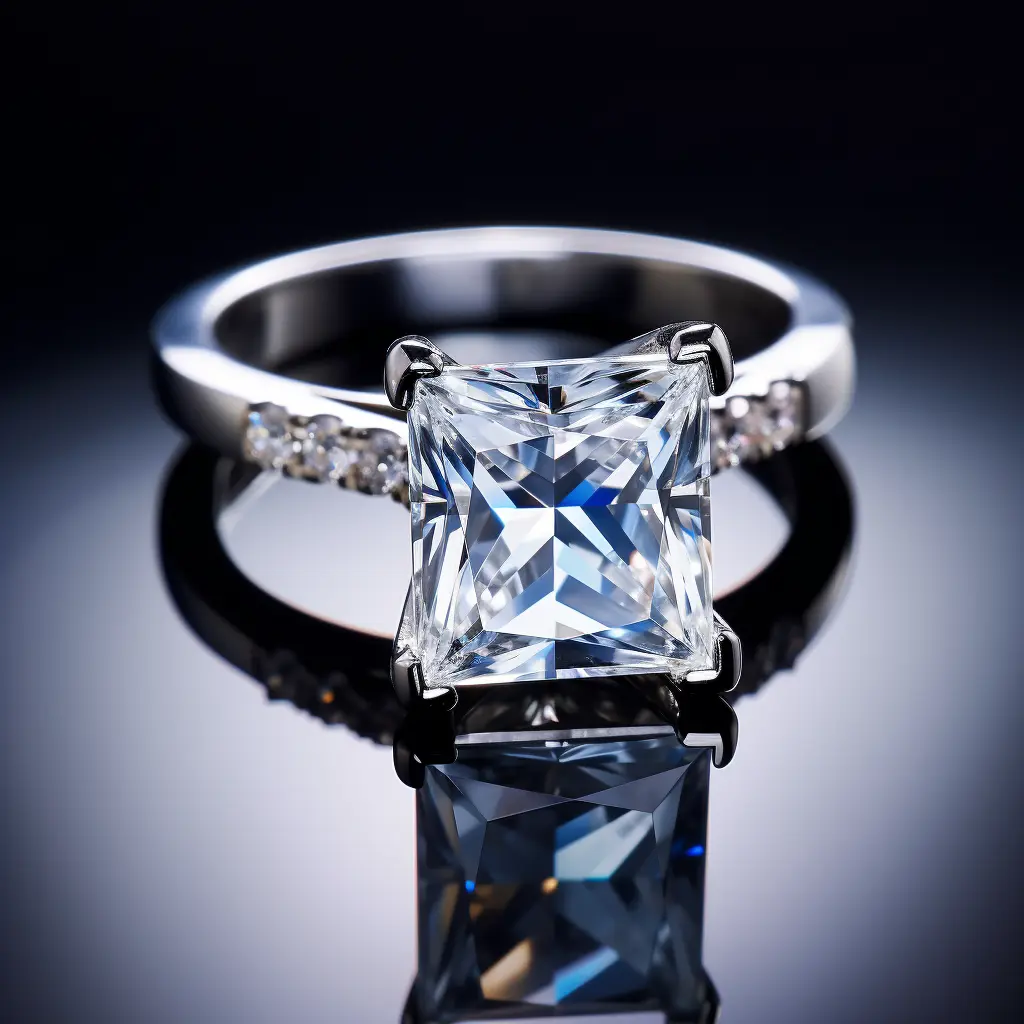 Traditional Solitaire Rings - Princess Cut