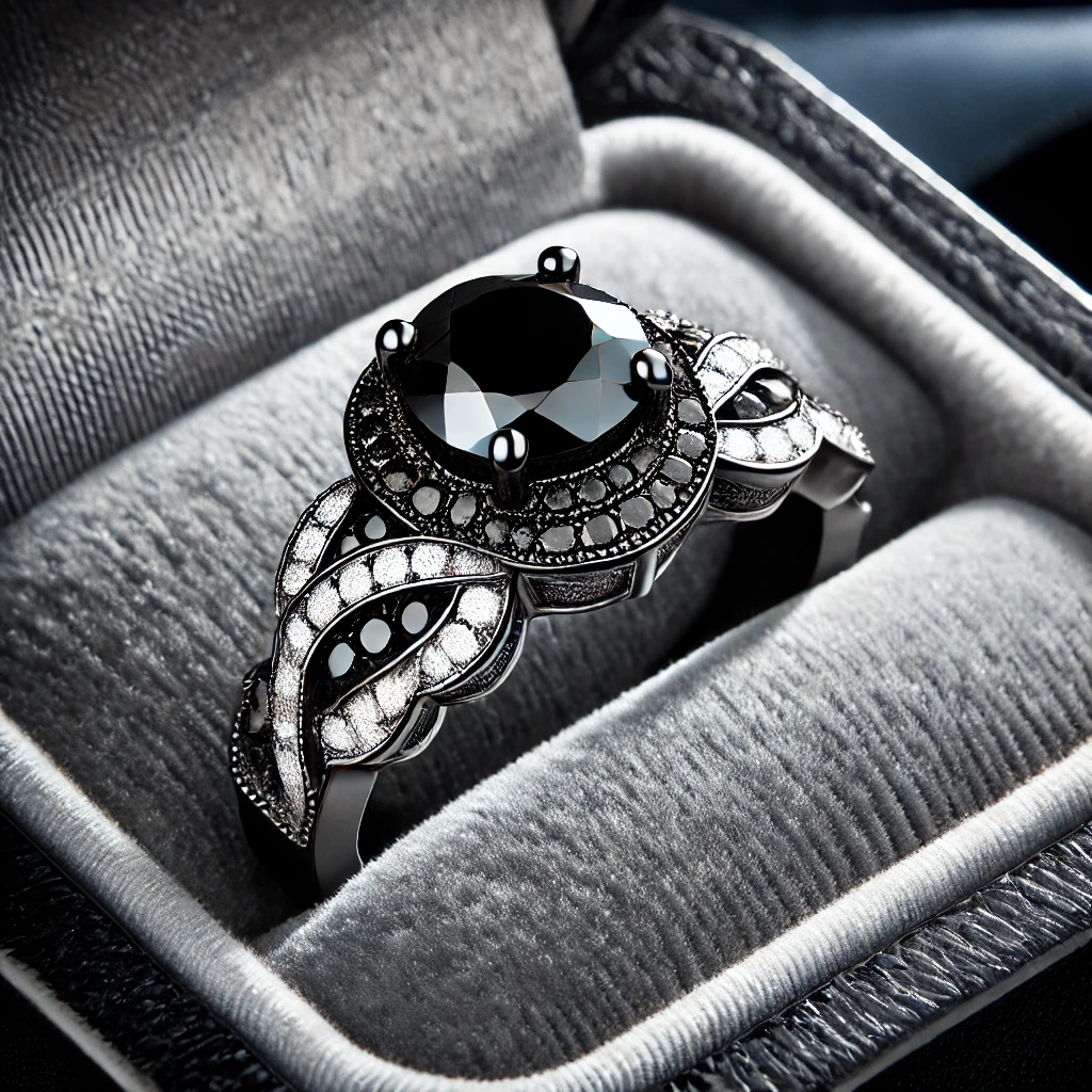 black diamond engagement ring scottsdale